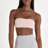 Soft Active Bandeau-Sport-BH in Blush Marl Soft Active Bandeau-Sport-BH in Blush Marl