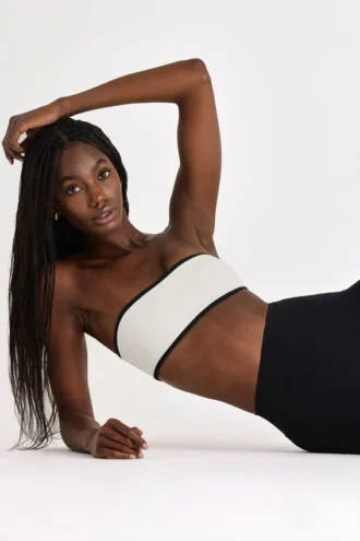 Soft Active Bandeau-Sport-BH in Ivory