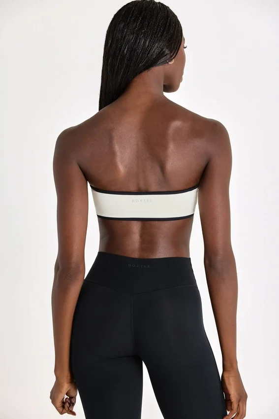 Soft Active Bandeau-Sport-BH in Ivory Soft Active Bandeau-Sport-BH in Ivory