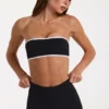 Soft Active Bandeau-Sport-BH in Schwarz Soft Active Bandeau-Sport-BH in Schwarz