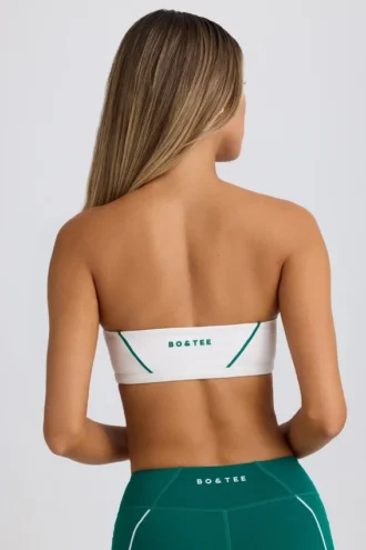 Soft Active Bandeau-Sport-BH in White
