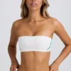 Soft Active Bandeau-Sport-BH in White Soft Active Bandeau-Sport-BH in White