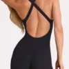 Soft Active Capri-Jumpsuit in Schwarz Soft Active Capri-Jumpsuit in Schwarz