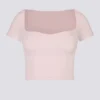 Soft Active Crop-Top mit Herzausschnitt in Ballettrosa Soft Active Crop-Top mit Herzausschnitt in Ballettrosa