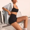 Soft Active Crossover Mini-Shorts in Schwarz Soft Active Crossover Mini-Shorts in Schwarz