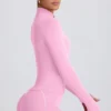 Soft Active Jacke mit Reißverschluss in Baby Pink Soft Active Jacke mit Reißverschluss in Baby Pink