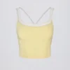 Soft Active Layered Tank Top in Soft Yellow Soft Active Layered Tank Top in Soft Yellow