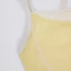 Soft Active Layered Tank Top in Soft Yellow Soft Active Layered Tank Top in Soft Yellow