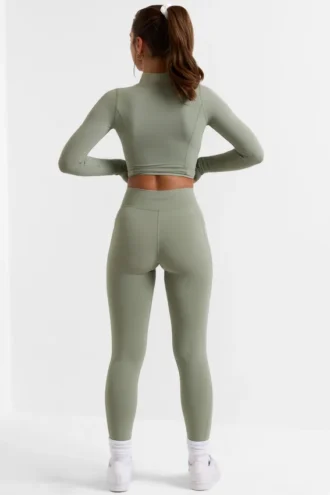 Soft Active Leggings in Bambusgrün