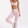 Soft Active Leggings in Blush Marl Soft Active Leggings in Blush Marl