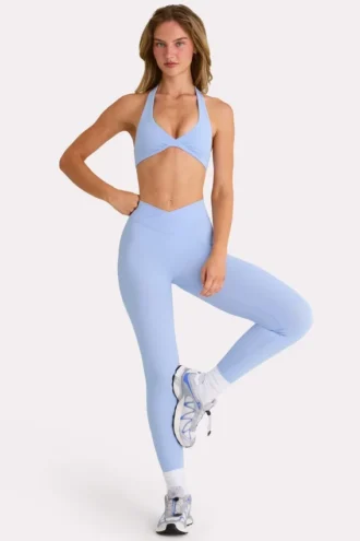 Soft Active Leggings in Sky