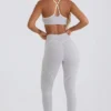 Soft Active Leggings mit mittlerer Leibhöhe in Grau Soft Active Leggings mit mittlerer Leibhöhe in Grau