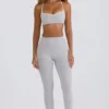 Soft Active Leggings mit mittlerer Leibhöhe in Grau Soft Active Leggings mit mittlerer Leibhöhe in Grau