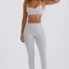 Soft Active Leggings mit mittlerer Leibhöhe in Grau Soft Active Leggings mit mittlerer Leibhöhe in Grau