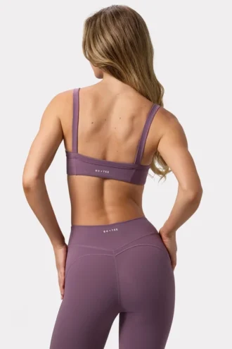 Soft Active Sport-BH mit Nahtdetails in Dusk