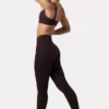 Soft Active Leggings mit Rüschen in Espresso Soft Active Leggings mit Rüschen in Espresso