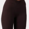 Soft Active Leggings mit Rüschen in Espresso Soft Active Leggings mit Rüschen in Espresso
