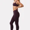 Soft Active Leggings mit Rüschen in Plum Soft Active Leggings mit Rüschen in Plum