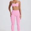 Soft Active Mid-Rise Leggings in Baby Pink Soft Active Mid-Rise Leggings in Baby Pink