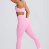 Soft Active Mid-Rise Leggings in Baby Pink Soft Active Mid-Rise Leggings in Baby Pink