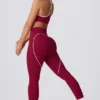 Soft Active Mid-Rise Leggings in Burgunderrot Soft Active Mid-Rise Leggings in Burgunderrot