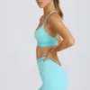 Soft Active Mini-Shorts in Aqua Soft Active Mini-Shorts in Aqua