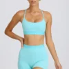 Soft Active Mini-Shorts in Aqua Soft Active Mini-Shorts in Aqua