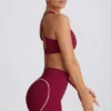 Soft Active Mini-Shorts in Burgunderrot