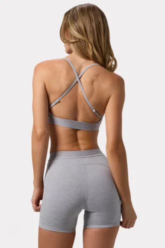 Soft Active Mini-Shorts in Grau meliert Soft Active Mini-Shorts in Grau meliert