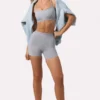 Soft Active Mini-Shorts in Grau meliert Soft Active Mini-Shorts in Grau meliert