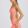 Soft Active Mini-Shorts in Koralle