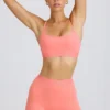 Soft Active Mini-Shorts in Koralle