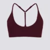 Soft Active Racerback-Sport-BH in Burgunderrot