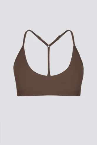 Soft Active Racerback-Sport-BH in Cocoa