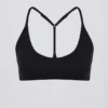 Soft Active Racerback-Sport-BH in Schwarz