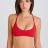 Soft Active Racerback-Sport-BH in Strawberry Red