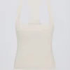 Soft Active Racerback-Tanktop in Creme
