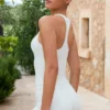 Soft Active Racerback-Tanktop in Creme