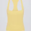 Soft Active Racerback-Tanktop in Lemon