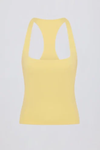 Soft Active Racerback-Tanktop in Lemon