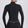 Soft Active Reißverschlussjacke in Schwarz