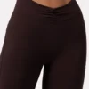 Soft Active Rüschen-Hose mit ausgestelltem Bein in Espresso Soft Active Rüschen-Hose mit ausgestelltem Bein in Espresso