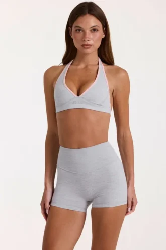 Soft Active Sport-BH in Grau meliert