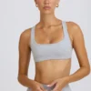 Soft Active Sport-BH in Grau meliert