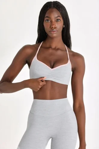 Soft Active Sport-BH in Grau meliert