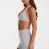 Soft Active Sport-BH in Grau meliert