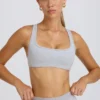 Soft Active Sport-BH in Grau meliert