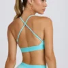 Soft Active Sport-BH mit gekreuztem Rücken in Aqua Soft Active Sport-BH mit gekreuztem Rücken in Aqua