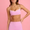 Soft Active Sport-BH mit Herzausschnitt in Altrosa