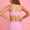 Soft Active Sport-BH mit Herzausschnitt in Altrosa
